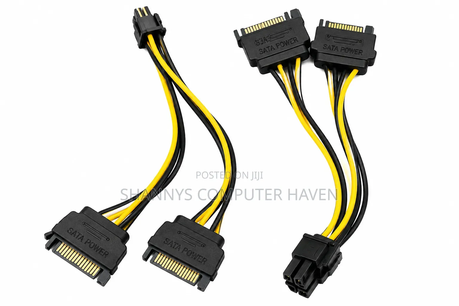 Dualsatapower to 6-Pin Pcie Poweradapter–graphics Cardpowerconverter