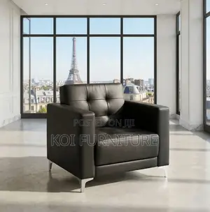 Office Sofa; Executive Single Seater Leather Staff Sofa