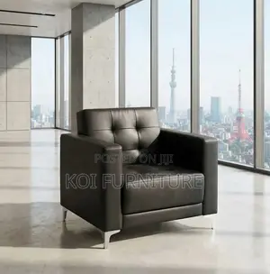 Office Sofa; Executive Single Seater Leather Staff Sofa
