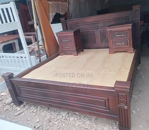 6*6 Bed With Side Cabinets