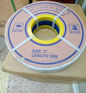 Industrial PVC Layflat Delivery Hose (Size: 2", Length: 50M)