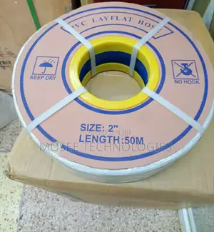 Industrial PVC Layflat Delivery Hose (Size: 2", Length: 50M)