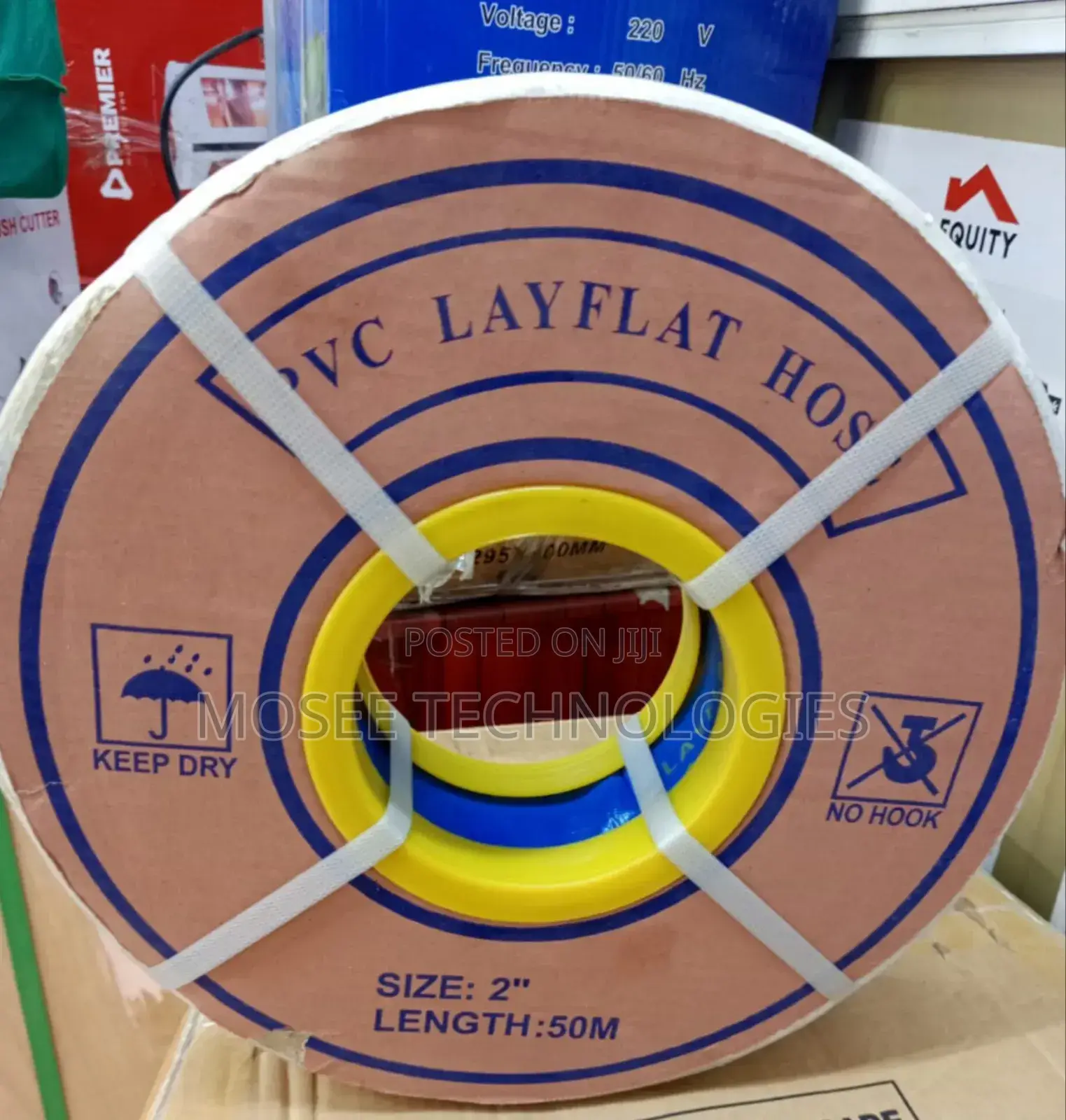 Industrial PVC Layflat Delivery Hose (Size: 2", Length: 50M)