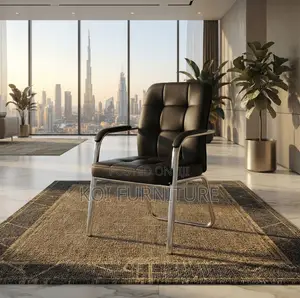 Office Chairs; Visitors Mid Backrest Leather Modern Office Seats