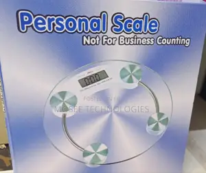 Round Digital Bathroom Scale – Electronic Home Weight
