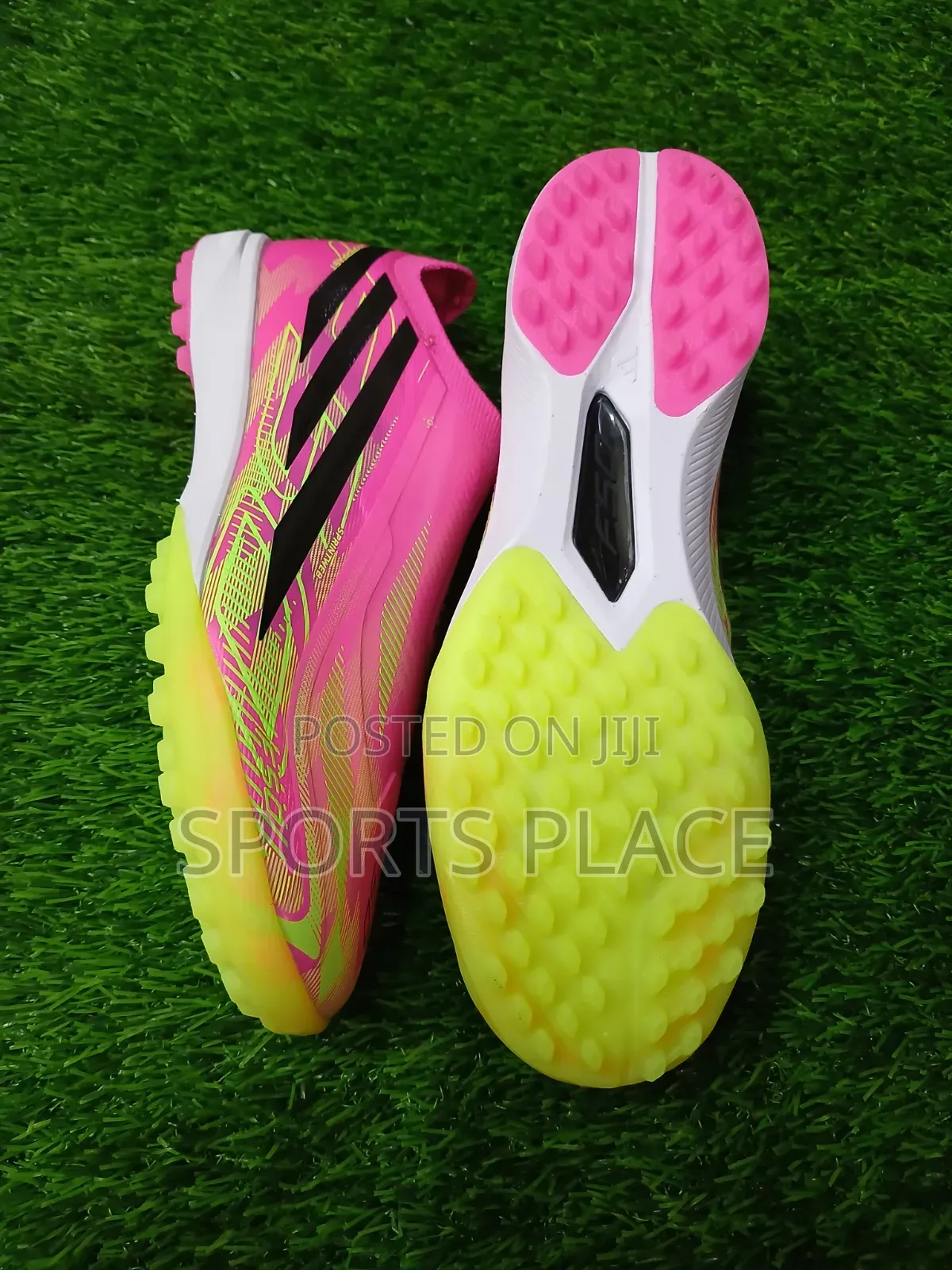 Kids Adidas F50 Hyperfast Football Trainers - Turf Sole