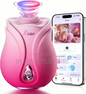 Flirtatious Rose Vibrator 10 Frequencies G-Spot Nipple Clit Sucking