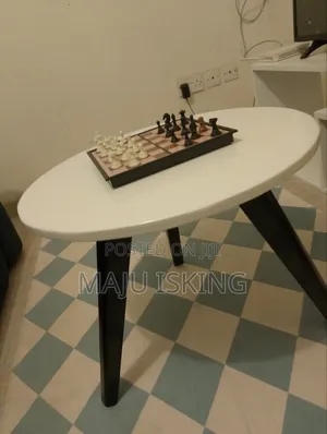 Nordic Round White Table