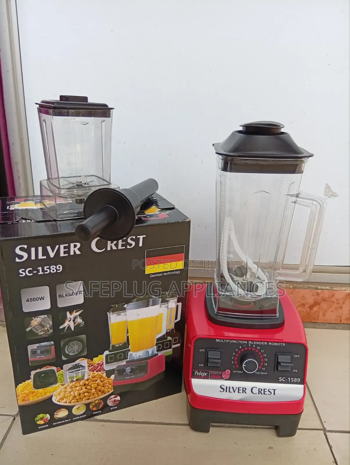 SilverCrest 2-in-1 Kitchen Blender – Blend, Mix Prepare With Ease