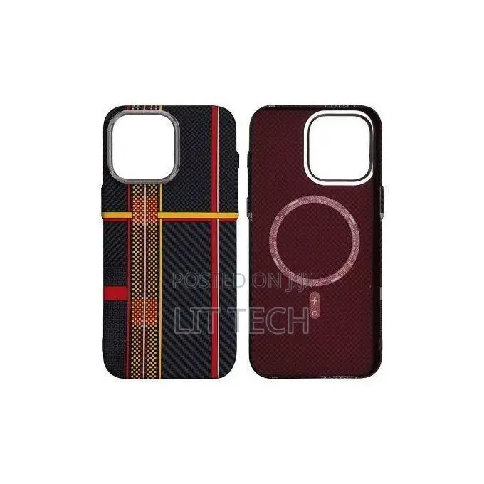 Luxo Carbon Fibre Tribal MagSafe Case for iPhone 15 Plus / 14 Plus
