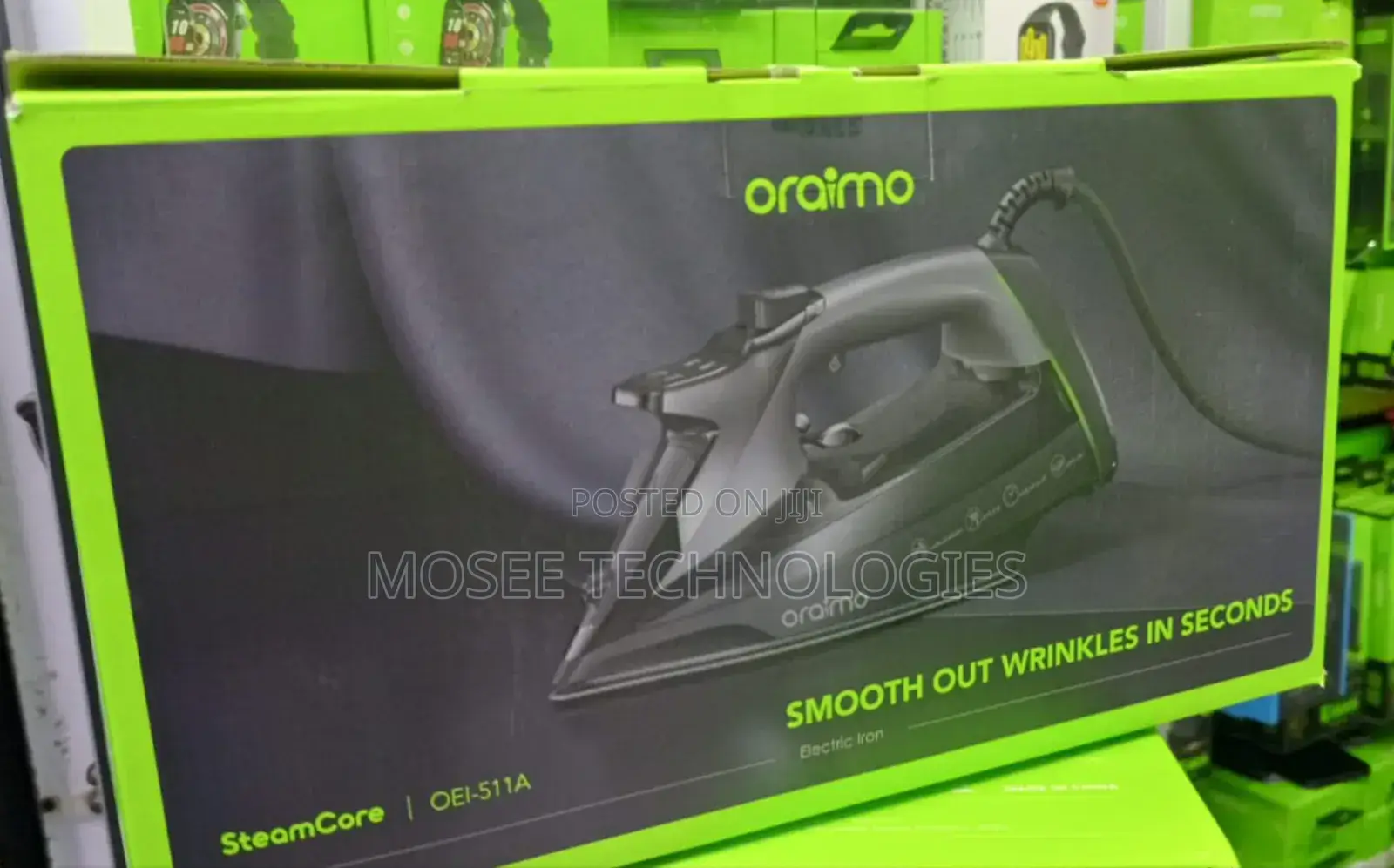 Oraimo SteamCore 2500W High Power Smart LED Steam Iron