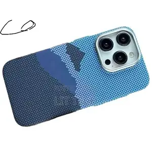 Luxo Carbon Fibre Tribal MagSafe Case for iPhone 15 Pro Max – Slim,