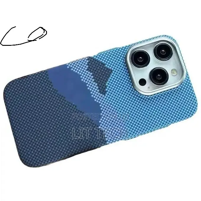 Luxo Carbon Fibre Tribal MagSafe Case for iPhone 15 Pro Max – Slim,