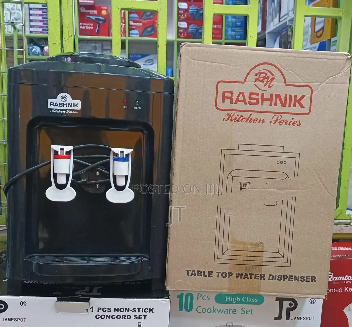 Rashnik RN-2456 Black Table Top Water Dispenser