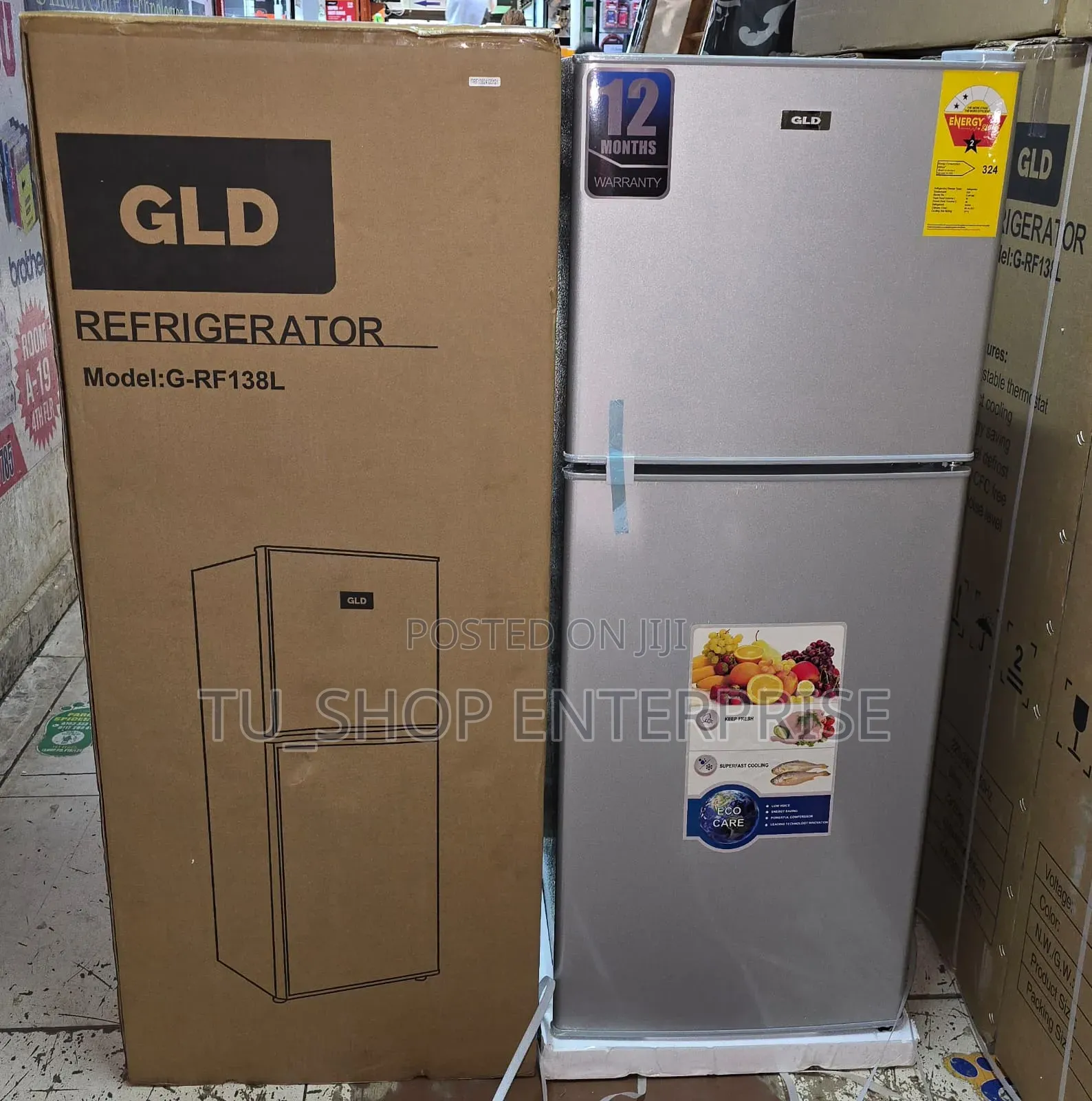 GLD 138L Double Door Refrigerator – Spacious Efficient
