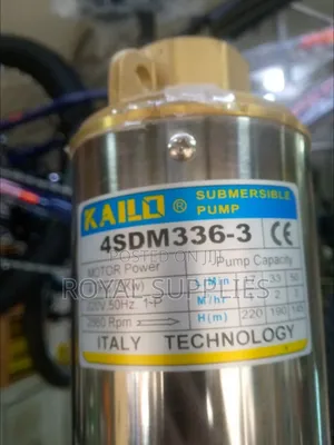 4hp Electric Submersible Water Pump 220m