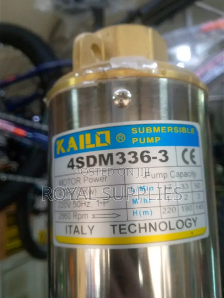 4hp Electric Submersible Water Pump 220m
