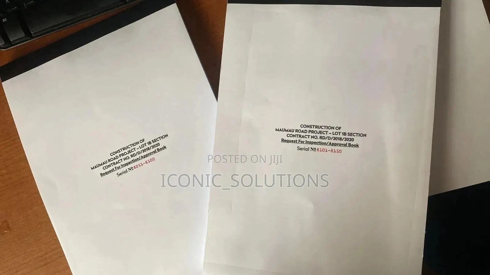 Site Request for Inspection Books