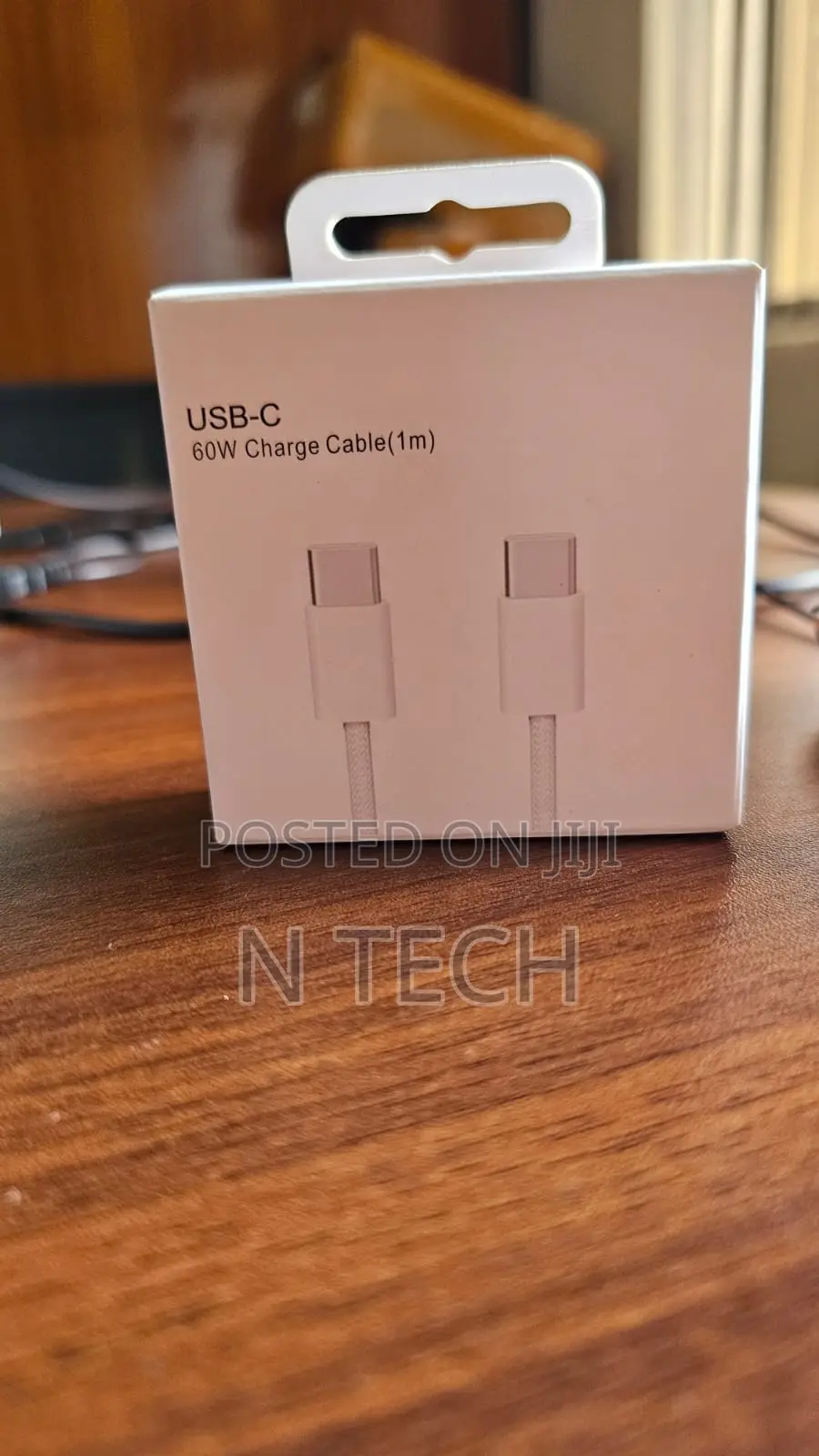 60W Charge Cable 1m Type C to C