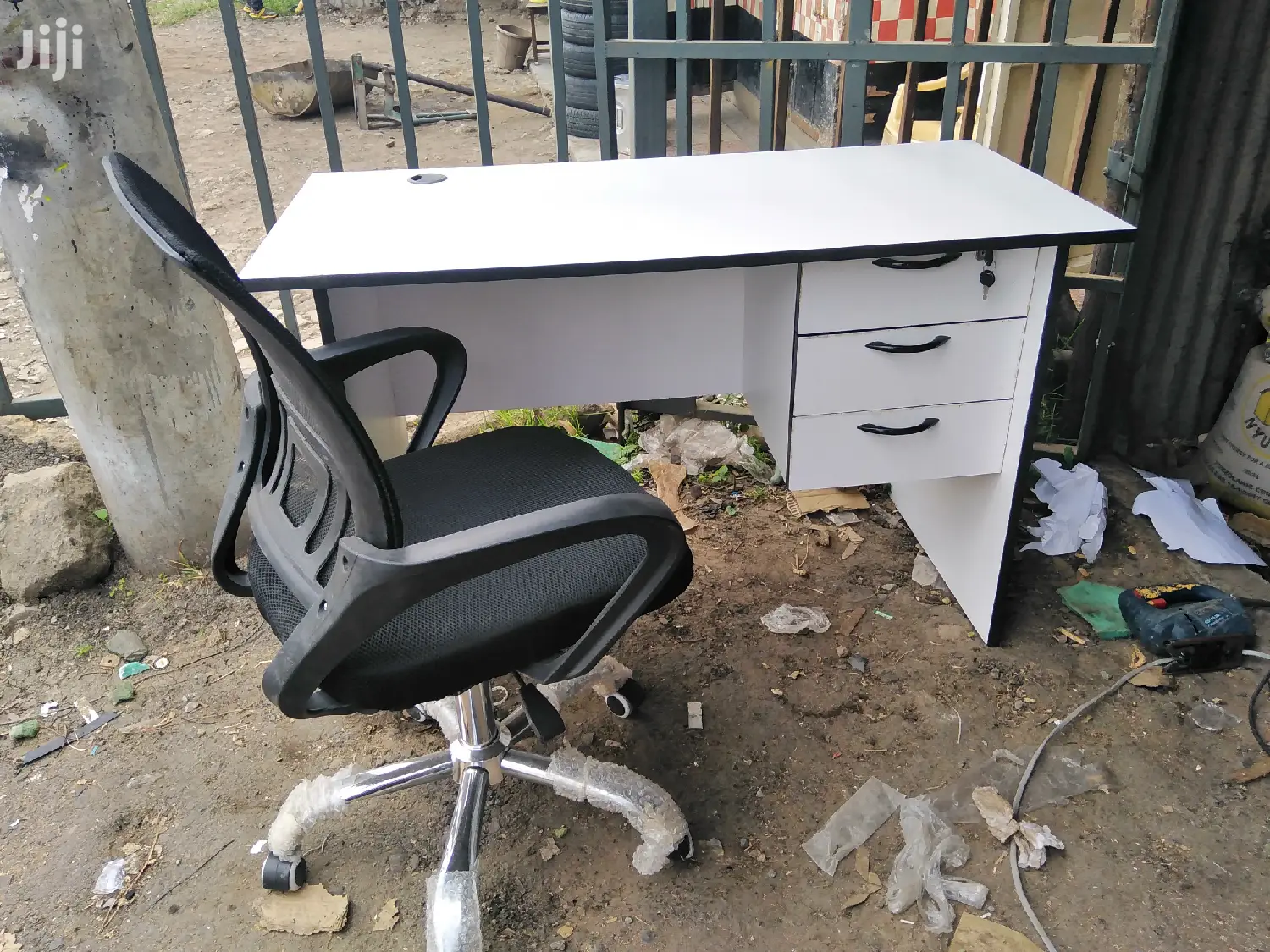 Office Desk And Chair.