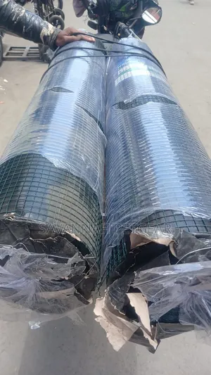 PVC-coated Welded Wire Mesh Roll for Fence, Cages (21gx1/2''x4ftx25m)