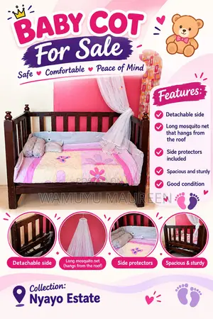 Detachable Baby Crib