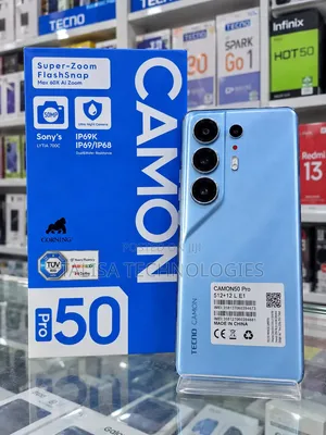 New Tecno Camon 50 Pro 256 GB Blue