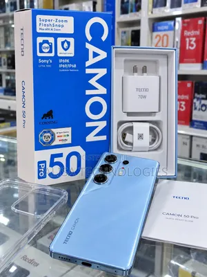 New Tecno Camon 50 Pro 256 GB Blue