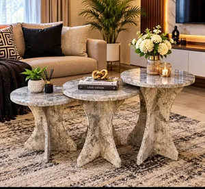 Mordern 3 in 1 Pure Wood Table