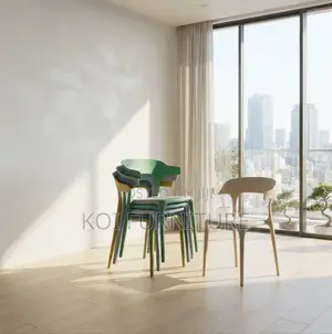 Home Chairs; Armless Stackable Home Dining Plastic Bseak Seat