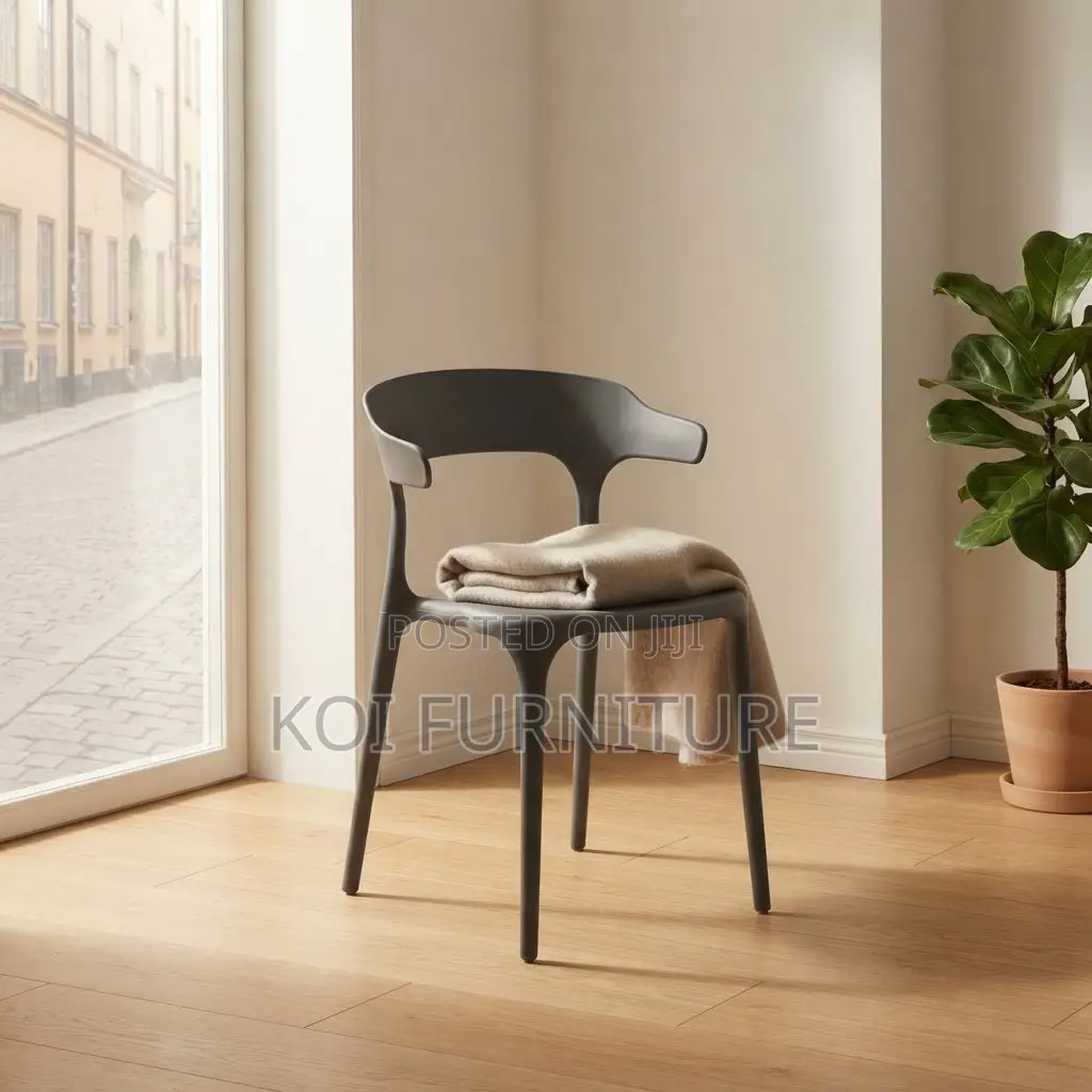 Home Chairs; Armless Stackable Home Dining Plastic Bseak Seat