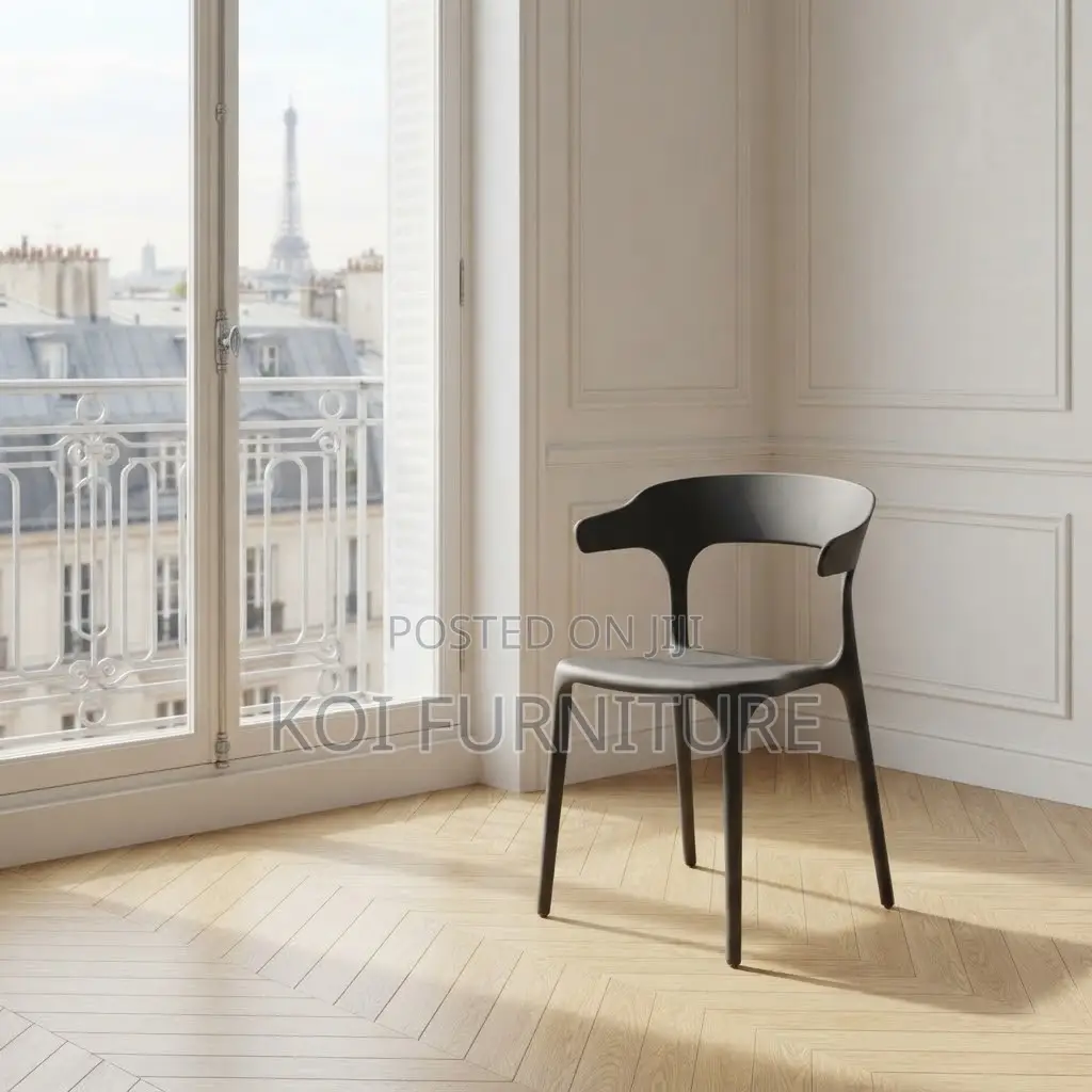 Home Chairs; Armless Stackable Home Dining Plastic Bseak Seat