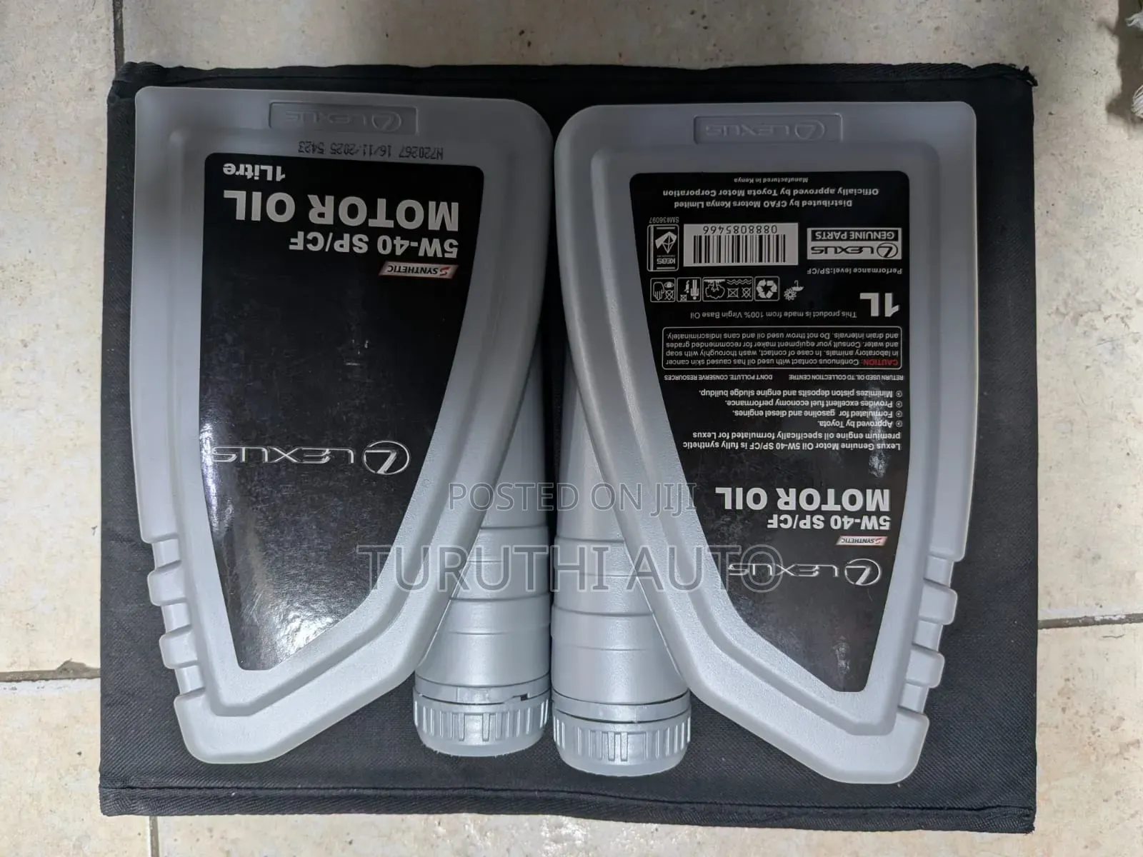 Lexus Motor Oil 5w 40 Fully Synthetic 1litre