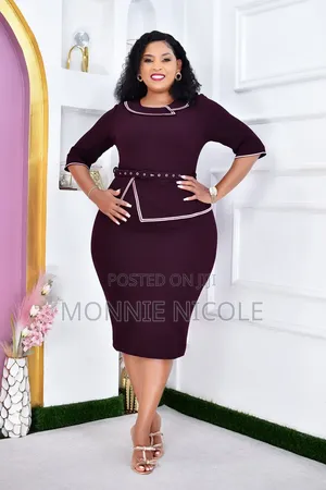High Quality Peplum Dress. Work Outfit