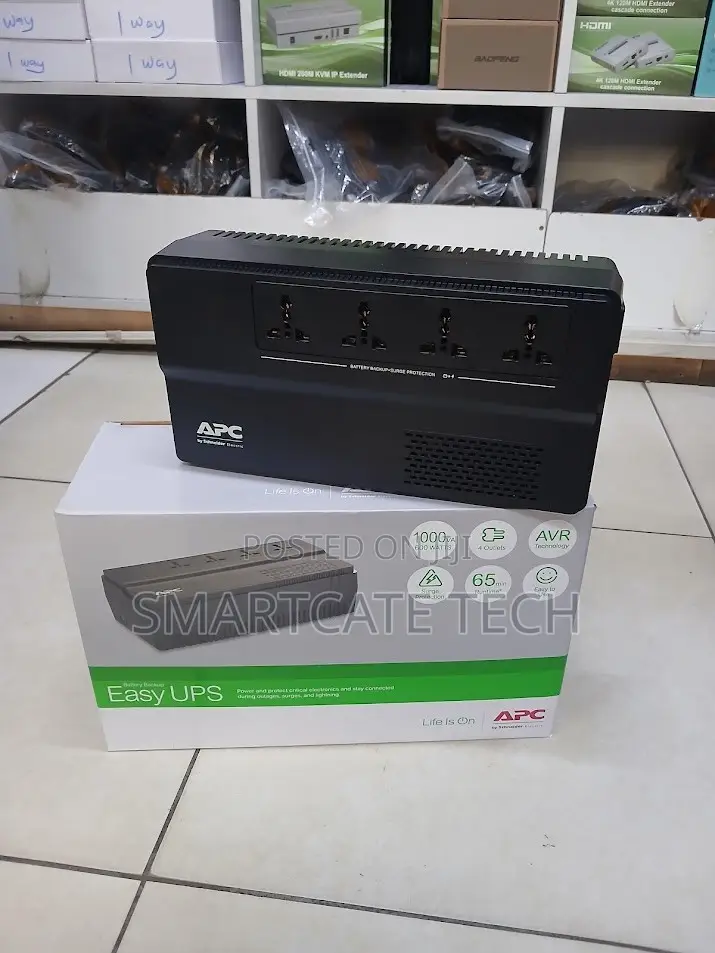 APC 1000VA 1KVA Easy UPS Backup Power Supply for Home Office