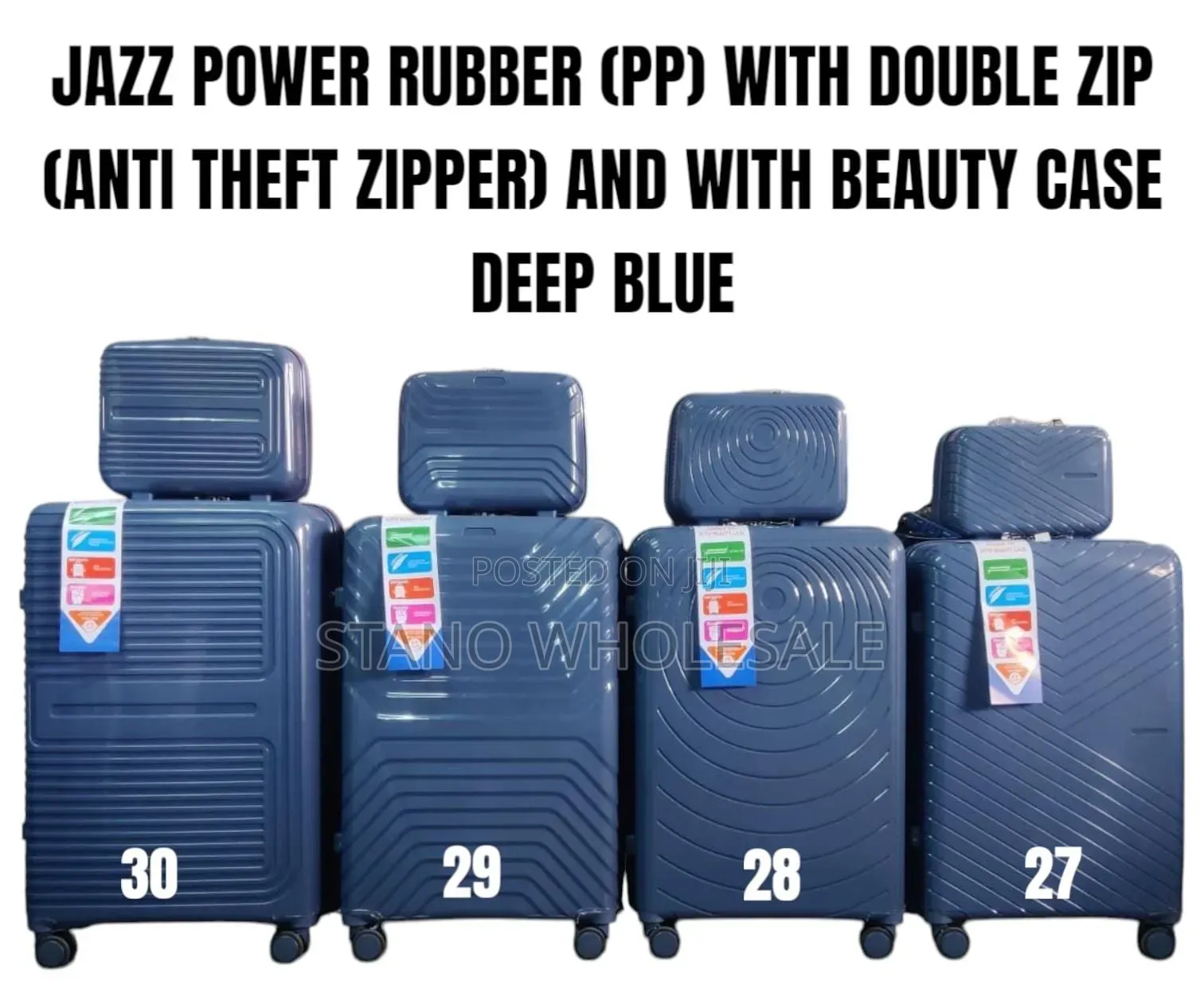 New Design Rubber 4 in 1 Suitcase