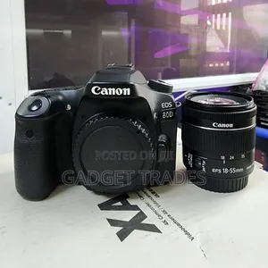 Canon Eos 80D With 18-55mm Lens(Mint Clean)