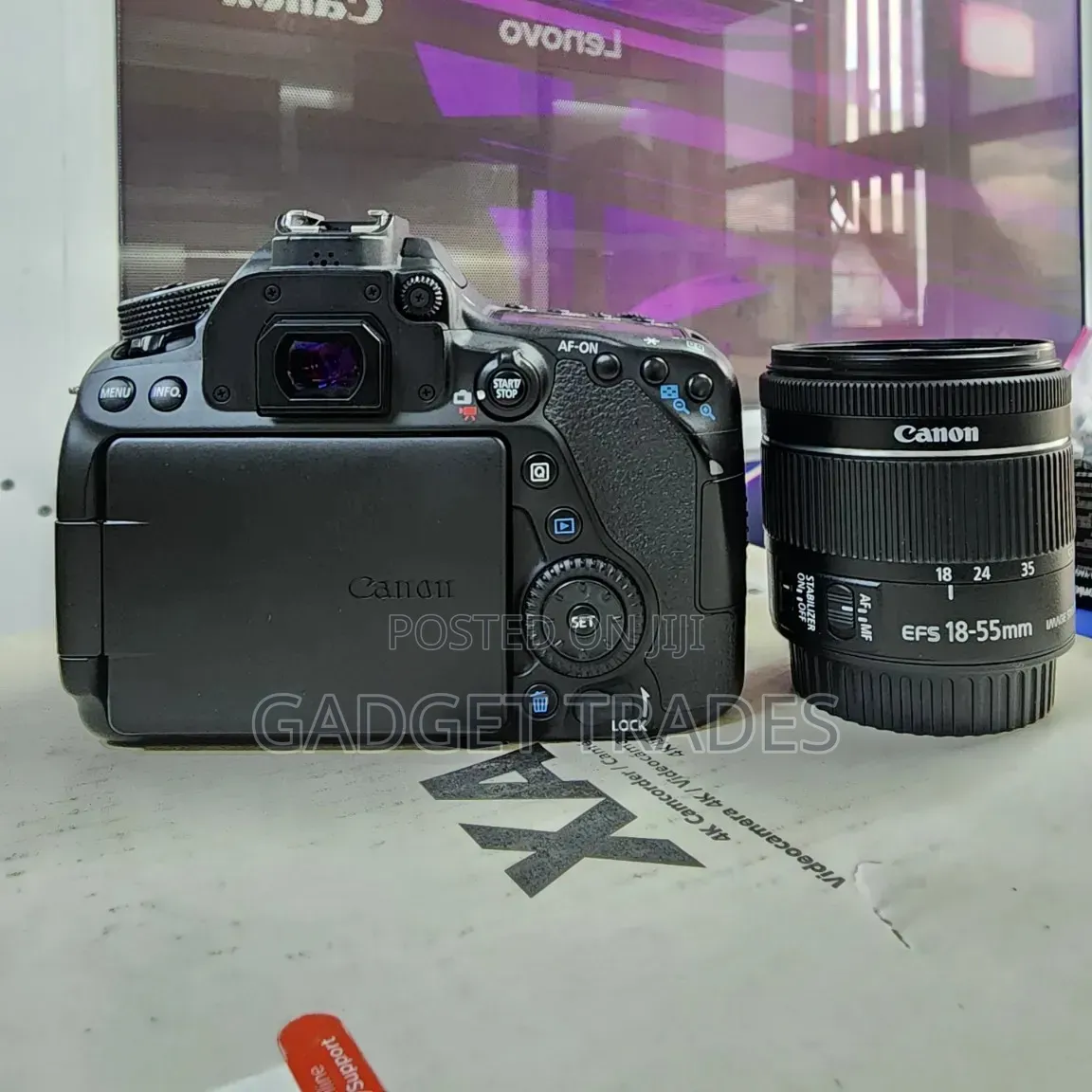 Canon Eos 80D With 18-55mm Lens(Mint Clean)