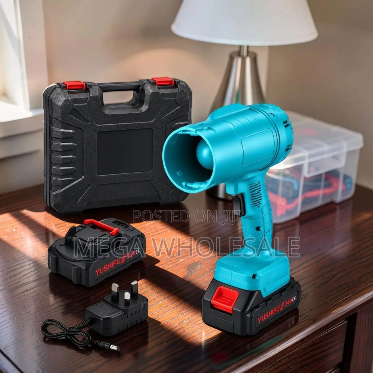 For Home Garage Workshop Cleaning 24V Cordless Rechargeable Air Blower