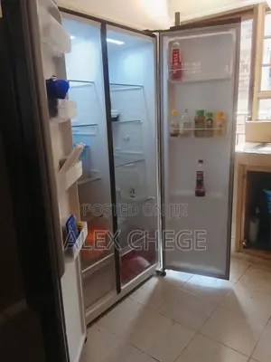 Premium VON 429L Side-by-Side Refrigerator (Black Mirror Glass)