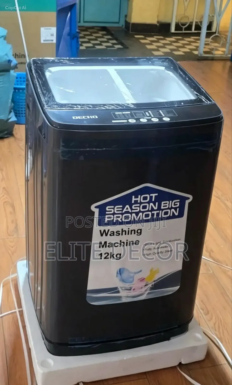 Decho 12KG Fully Automatic Top Load Washing Machine – Powerful