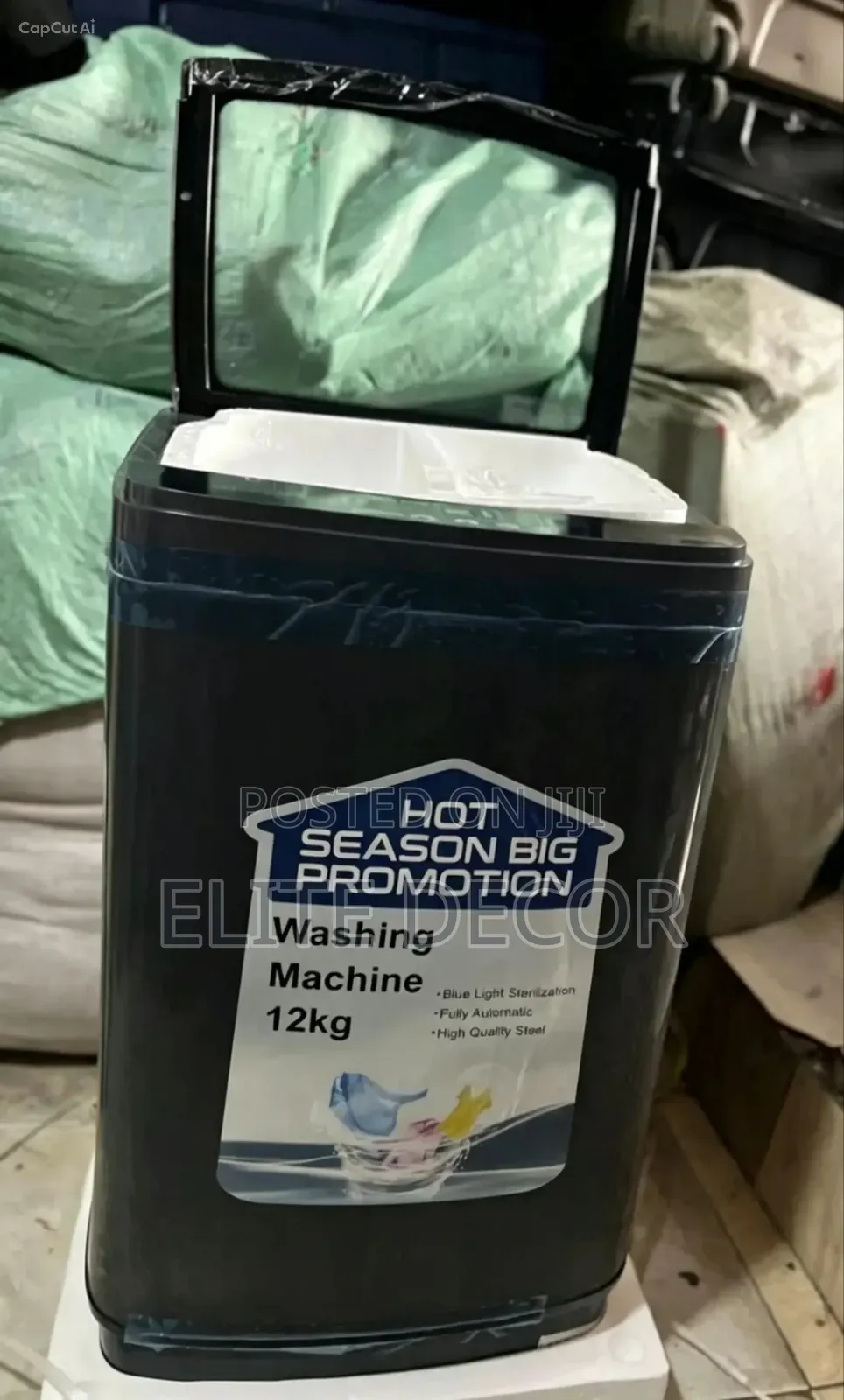 Decho 12KG Fully Automatic Top Load Washing Machine – Powerful