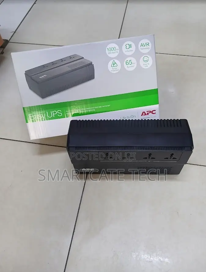 APC 1000VA UPS Reliable Power Backup for Home Office Equipment
