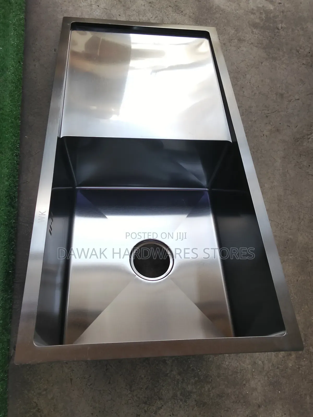 Stainless Kitchen Sink With Inbuilt Drainboard