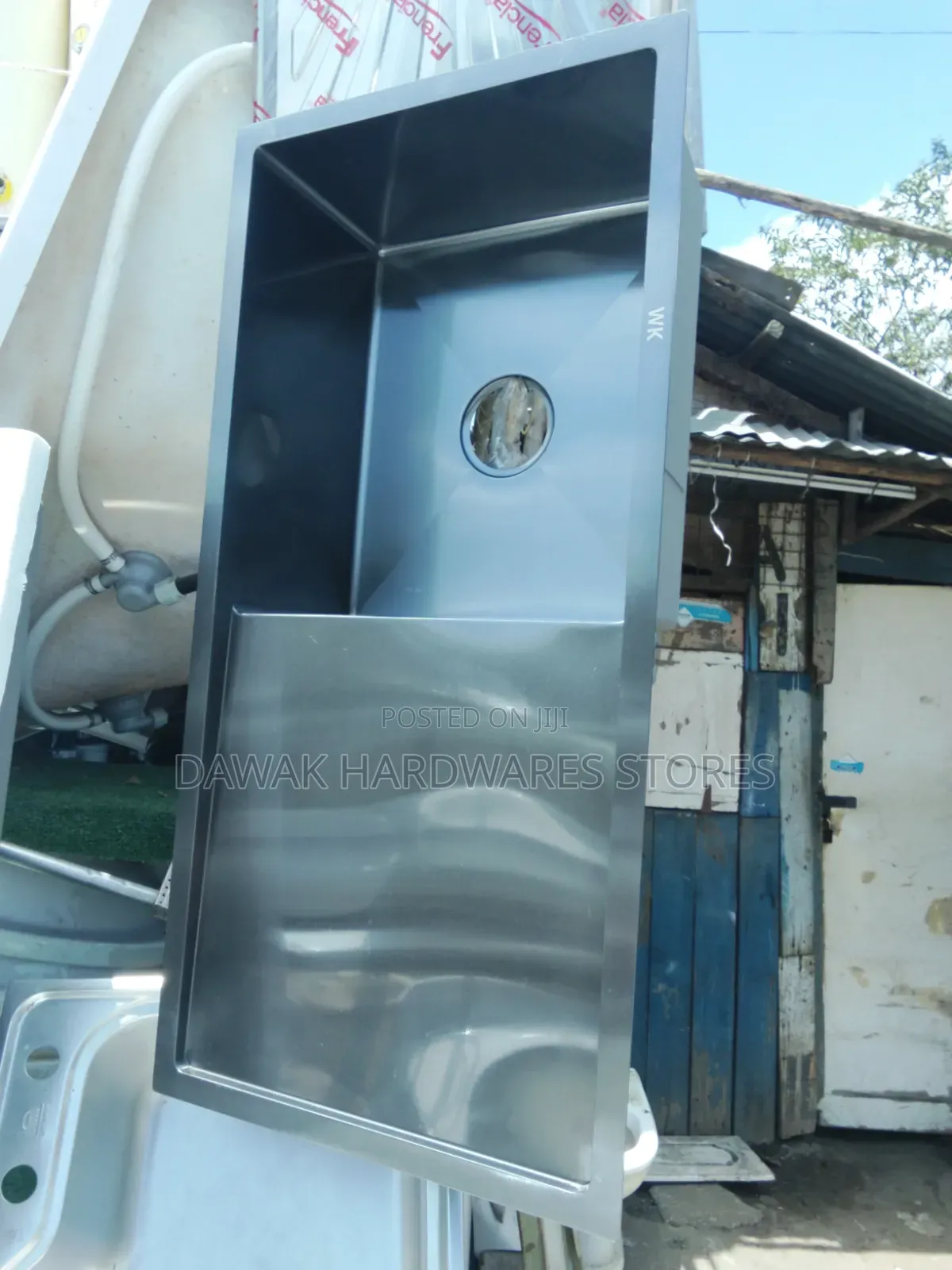 Stainless Kitchen Sink With Inbuilt Drainboard