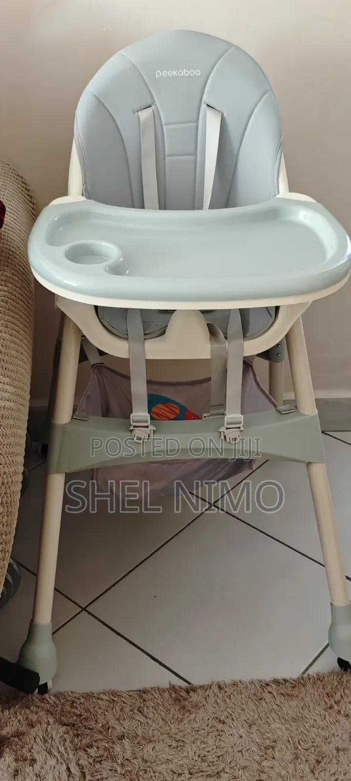 Peekaboo Premium 2 in 1 Comfy Feeding Chair Age 6 Months to 4 Years To