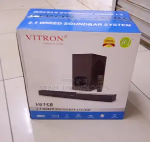 Vitron V61SB 2.1 Channel Wired Soundbar System – 12,000W PMPO