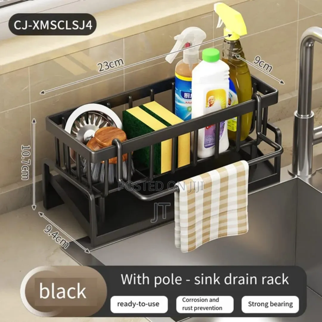 Sink Caddy Multifunctional Sink Sponge Detergent Storage Rack