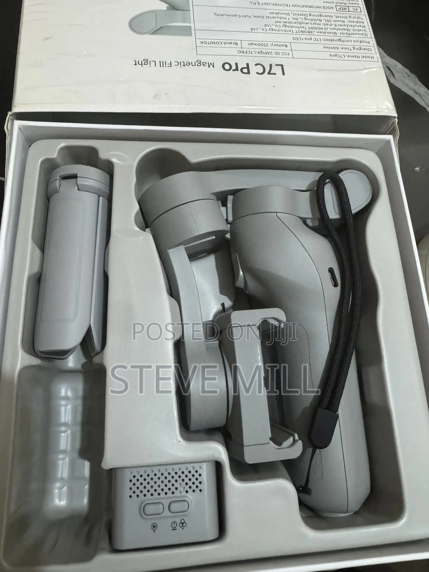 COMITOK L7C Pro 3-Axis AI Gimbal | Magnetic Tracker + Fill Light