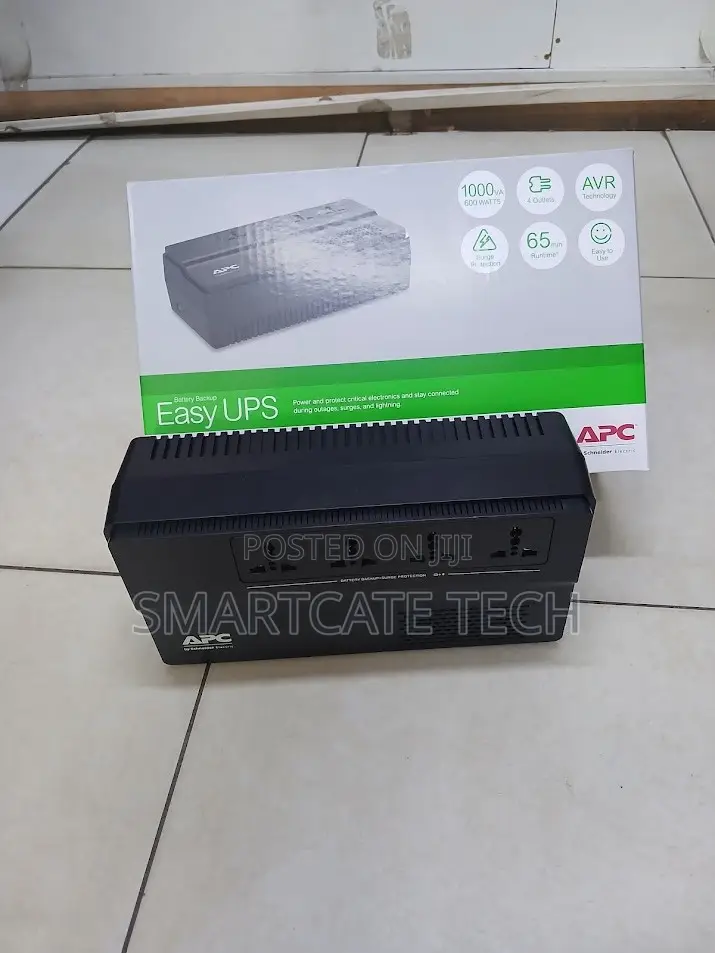 APC 1KVA UPS Powerful Backup for Computers, Routers and Electronics